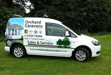 Photo of VW Caddy service van