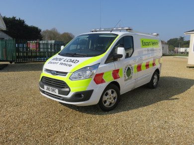 Photo of Land rover escort vehicle.