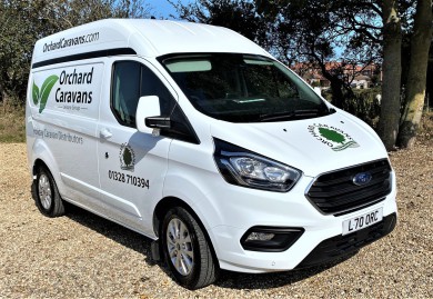 Picture of a 2020 Ford Transit service van
